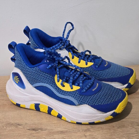 Under Armour Other - Under Armour Curry 3Z7 Size 7Y Sneakers 3026627 400 Youth EUC Blue basketball